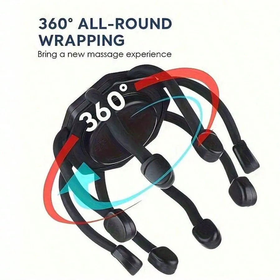 360 Degree Cordless Relaxing Head Massager 2