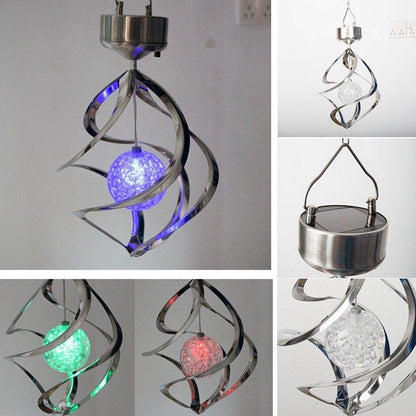 LED Color Changing Solar Wind Chime Light 2