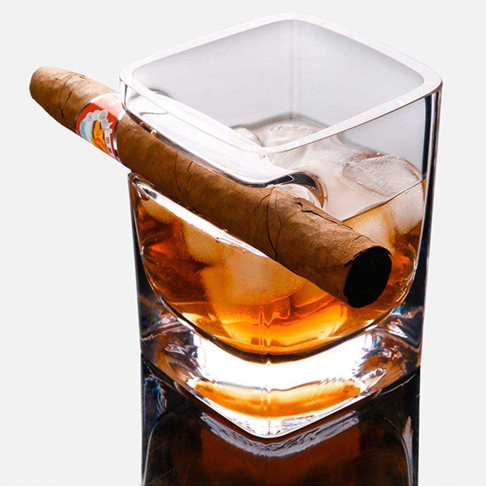 Cigar Holder Wine Glass 2