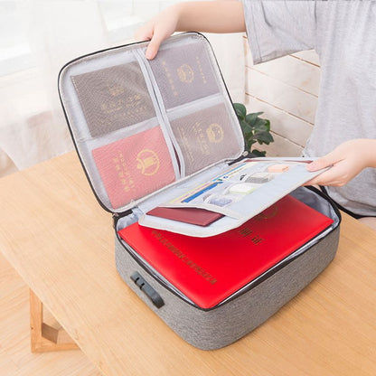 Canvas Documents Organizing Padfolio With Combination Pad Lock 2