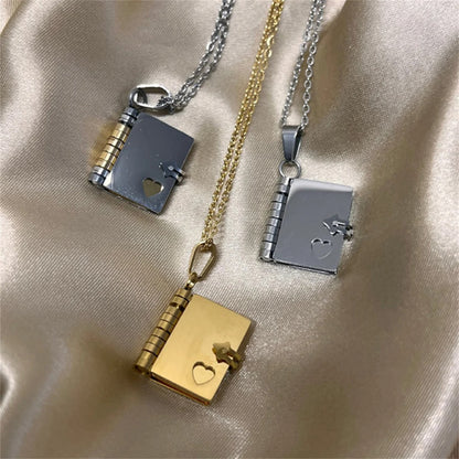 I LOVE YOU BOOK NECKLACE 2