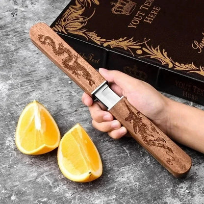Handmade Portable 2 In 1 Dragon and Phoenix Double Blades 2