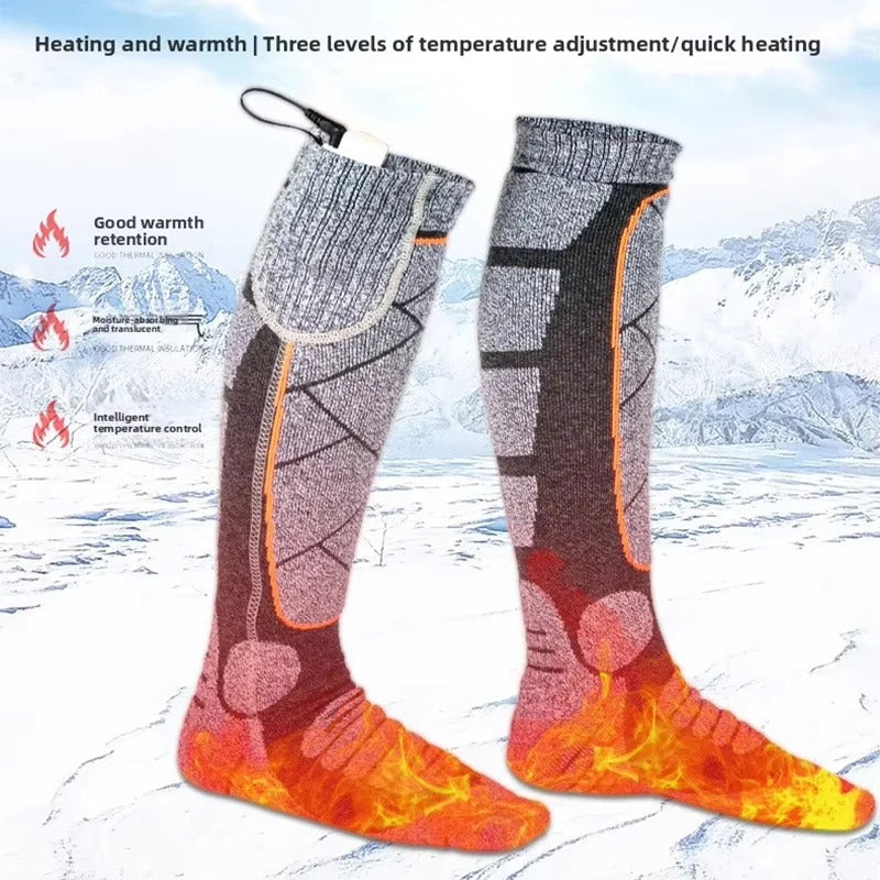5000 mA Power Bank Heated Winter Socks 2