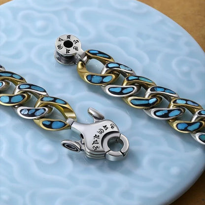 Nine-eyed Dzi Bead Bracelet 2