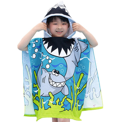 Cartoon Child Kid Hooded Cloak 2