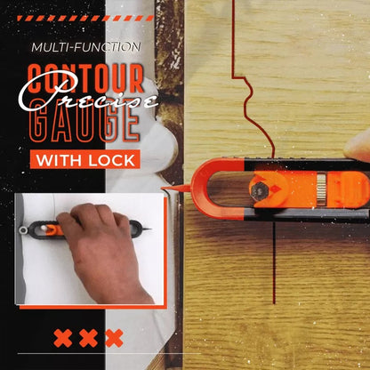 Precise Contour Gauge with Lock 2