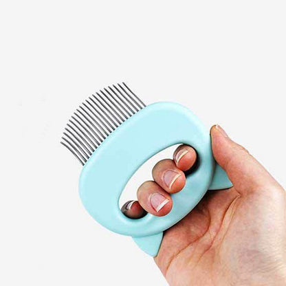 Cat Hair Removal Massaging Shell Comb 2