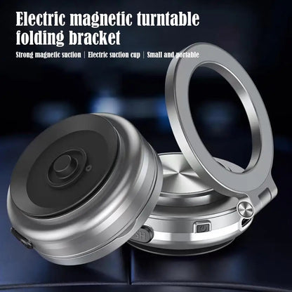 360° Rotating Electric Suction Magnetic Car Phone Holder 2