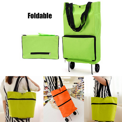 Foldable Shopping Trolley Tote Bag 2