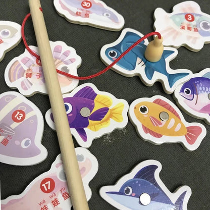 Montessori Fishing Game-51PCS No Bucket 2