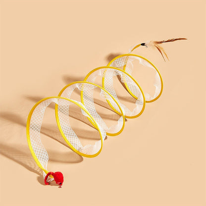 Self-play Cat Hunting Spiral Tunnel Toy 2