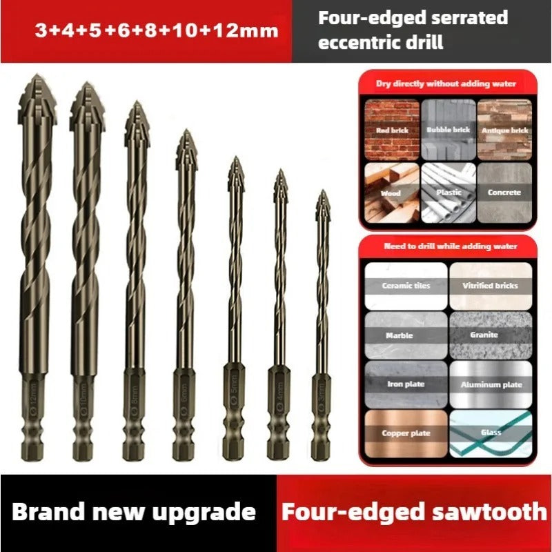 High-Performance Titanium-Coated Drill  5PCS 2