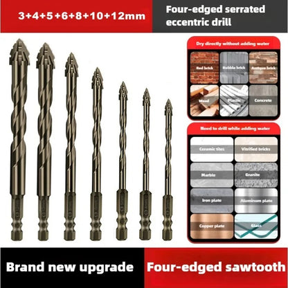 High-Performance Titanium-Coated Drill  5PCS 2