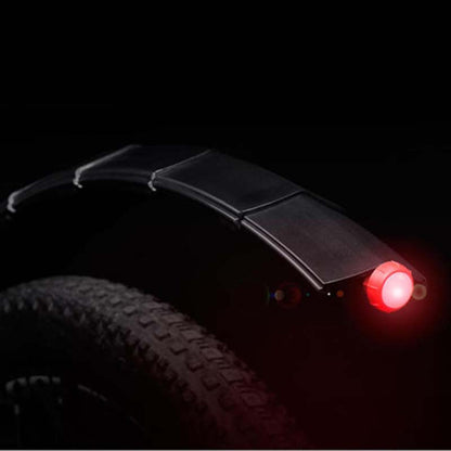 Bicycle retractable mudguard-super pressure resistant, with taillights 2