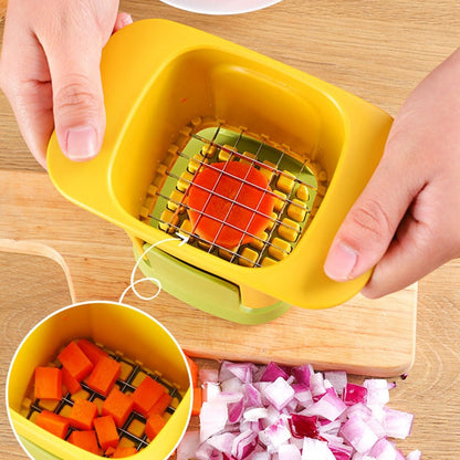 2-in-1 Vegetable Chopper Dicing & Slitting 2
