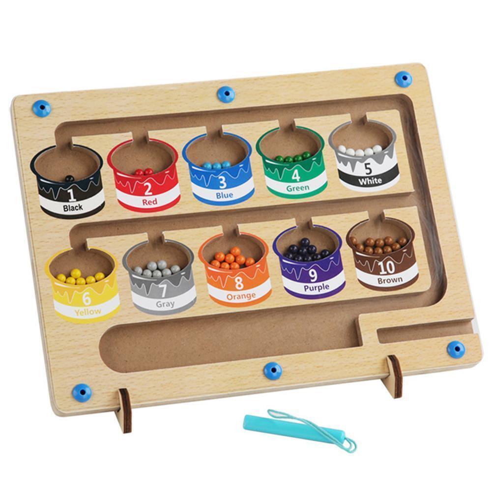 Magnetic Color and Number Maze 2