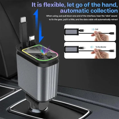 Car Phone Charger With Star Light 2