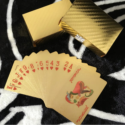 24k Gold Foil Playing Cards 2