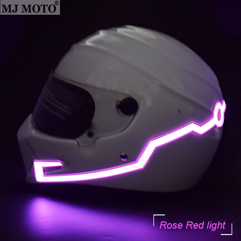Night Safety Motorcycle Helmet LED Stripe 2