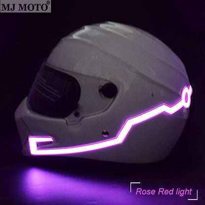 Night Safety Motorcycle Helmet LED Stripe 2