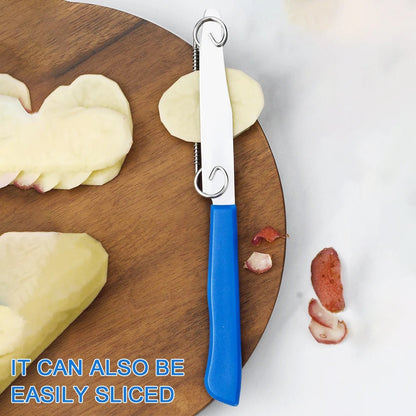 Adjustable Spring-Loaded 3-In-1 Paring Knife 2