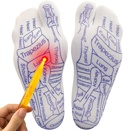 Acupressure Reflexology Chart Socks 2