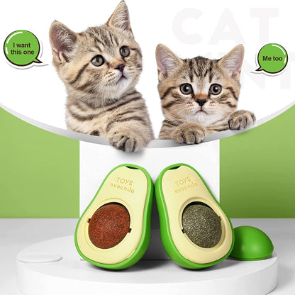 AVOCADO EDIBLE CATNIP WALL BALL 2