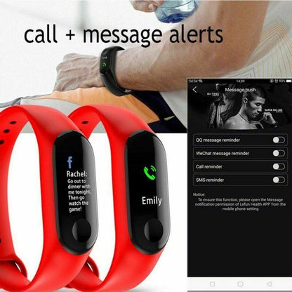 SMART FITNESS WATCH BLUETOOTH BRACELET WRISTBAND 2