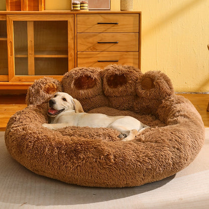 Cute Bear Paw Shape Pet Bed 2