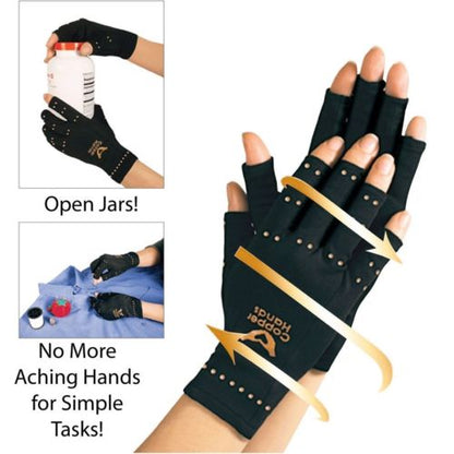 Copper Compression Therapy Hand Gloves 2