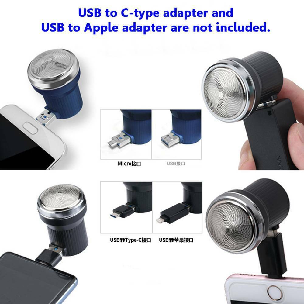 Portable Mini-USB Electric Shaver 2