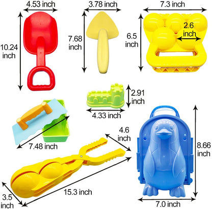 Winter Snow Toys Kits 8 pcs 2