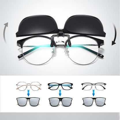 Polarized Clip-on Flip Up Sunglasses 1