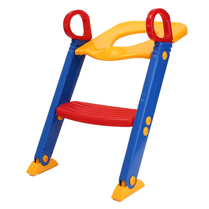 KIDS POTTY TRAINING SEAT WITH STEP STOOL LADDER 2