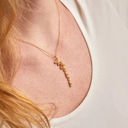 Flower Name Necklace 2