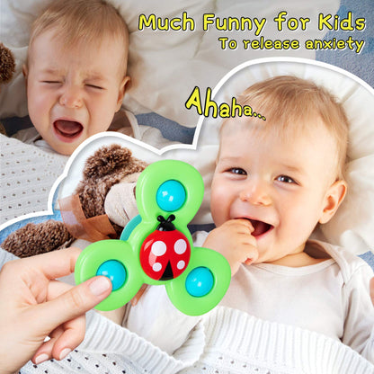 Suction Cup Spinner Toys- 3Pcs 2