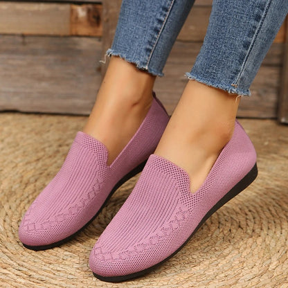 Women's Knit Slip-On Loafers 2