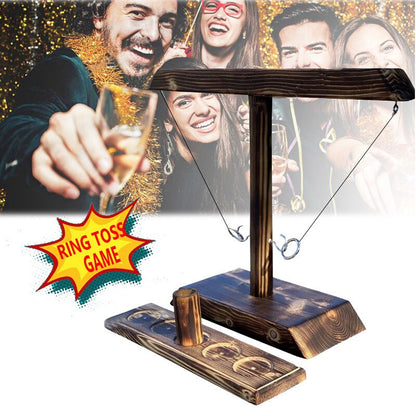 Wooden Ring Hook Tossing Games 2