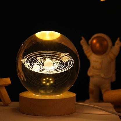 Luminous 3D Glowing Crystal Globe 2