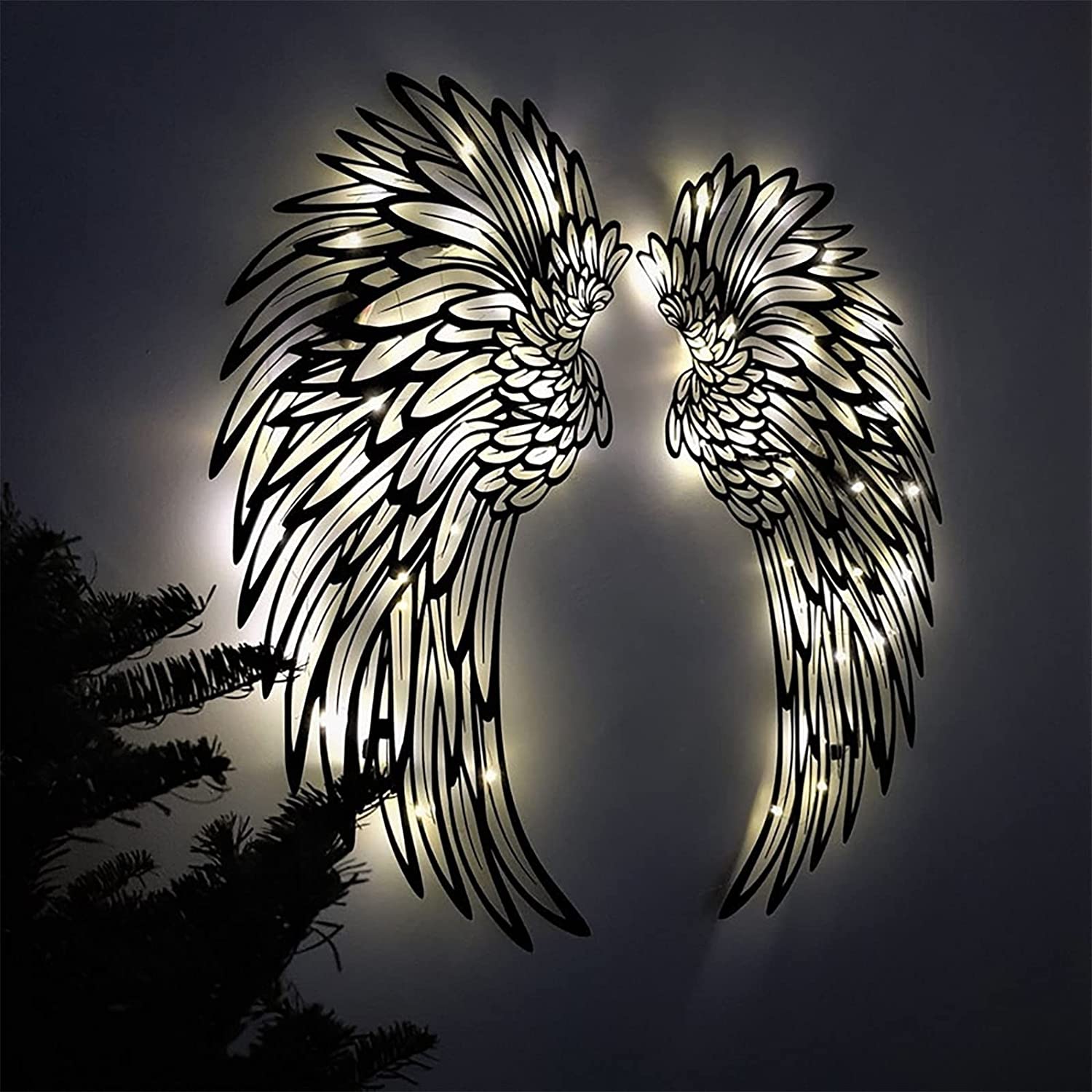 ANGEL WINGS METAL WALL ART 2