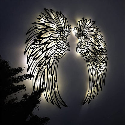 ANGEL WINGS METAL WALL ART 2