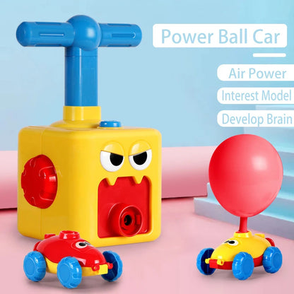 Interactive Balloon Powered Car Launcher Toy Set 2