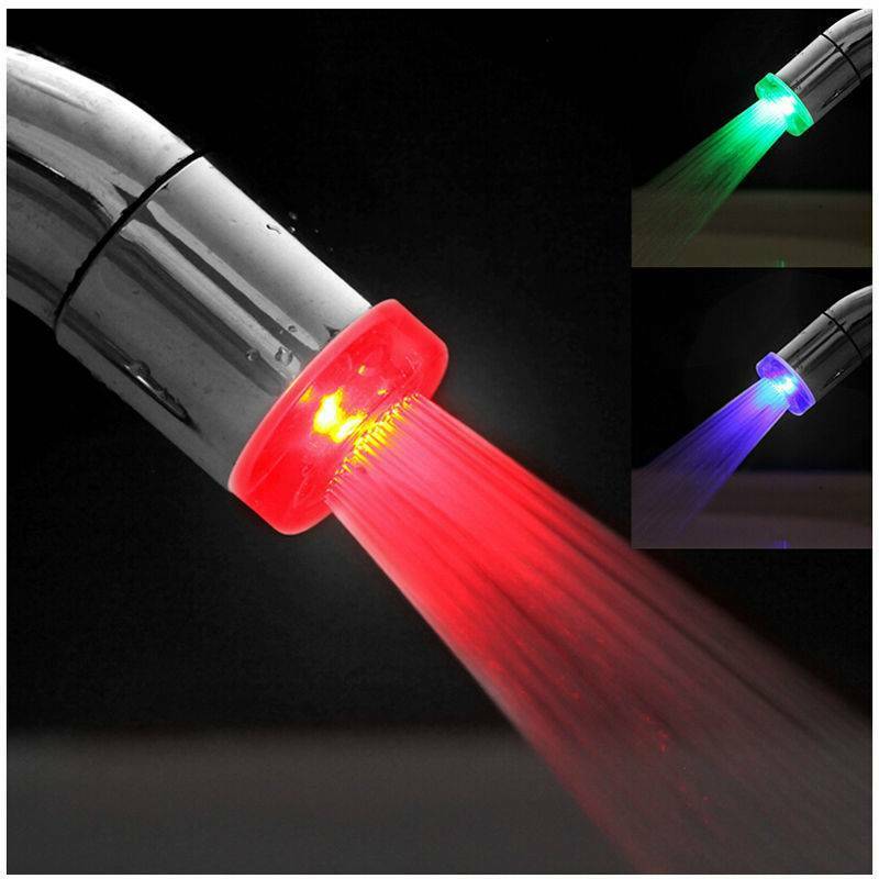 LED Colorful Glow Faucet Light 2