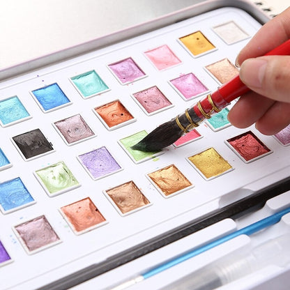 Metallic Watercolor Painting Set 2