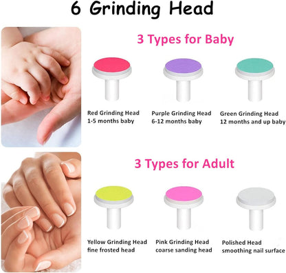 Baby Electric Nail Trimmer Polisher 2