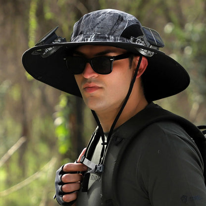 Ultralight Solar Fan Sun Hat 2