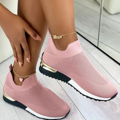 Elegant Elastic Slip-on Flat Shoes 2