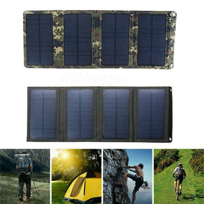 Solar Powered Foldable USB Phone Charger 2