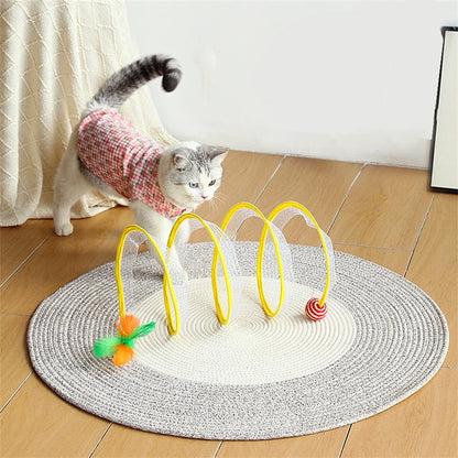 Self-play Cat Hunting Spiral Tunnel Toy 2