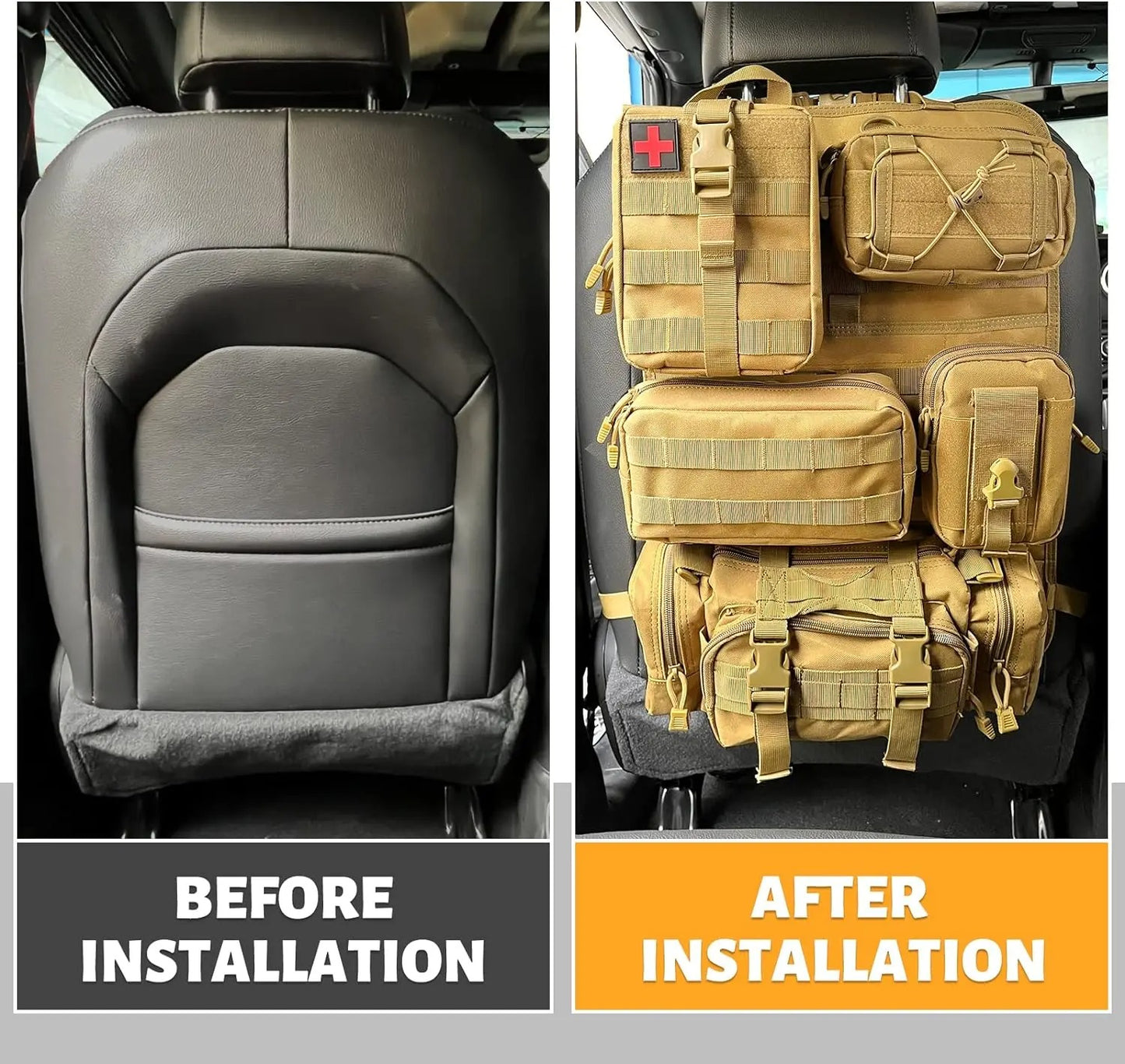 Tactical Car Seat Backrest Organiser 2